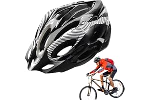 Bike Helmet for Men Women, Adjustable Adult Bike Helmet, Bicycle with Detachable Brim, Lightweight Mountain & Road Bicycle He
