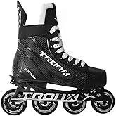TronX Stryker Adjustable Senior Intermediate Junior Youth Roller Inline Hockey Skates