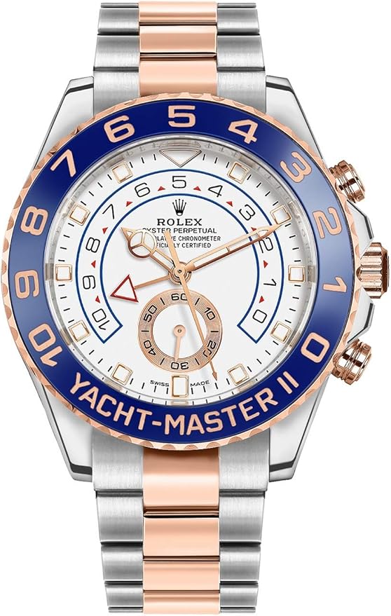 Amazon Com Rolex Yacht Master Ii Oystersteel And Everose Gold Men S Watch 116681 Watches