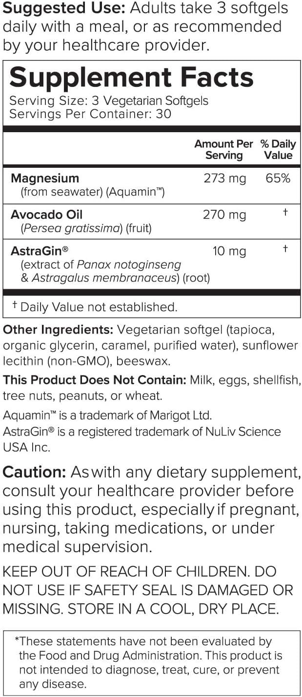 “The Right Form of Magnesium” - Highest Concentration. Highest Bioavailability. No Laxative Effect. Superior to Glycinate and Citrate. Easily Digestible in a Veggie Softgel (30 Servings): Health & Personal Care