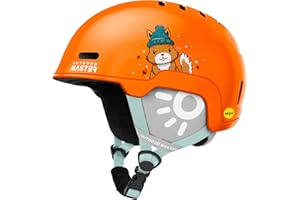 OutdoorMaster Kids Ski Helmet - MIPS Snow Helmet for Boys, Girls & Youth with Durable PC Shell & 12 Vents