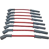 MSD 32829 Super Conductor Spark Plug Wire Set, Red