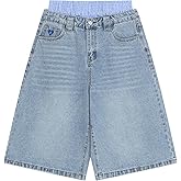 Aelfric Eden Jorts Women Baggy Double Waist Denim Shorts Streetwear Casual Summer Y2K Short Pants