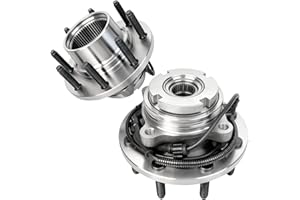 Aspligo 2Pcs 515020 Front Wheel Bearing Hub Assembly Fit for Ford F250 Super Duty / F350 Super Duty 1999 2000 2001 2002 2003 2004, Excursion 2000-2002,4WD Only, w/ABS, 8 Lug