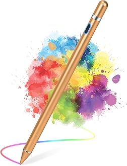 Active Stylus Pens for Touch Screens, Active Pencil Smart Digital Pens Fine Point Stylist Pen Compatible with iPhone iPad,Samsung/Android Smart Phone&Tablet Writing Drawing by maylofi (Orange)
