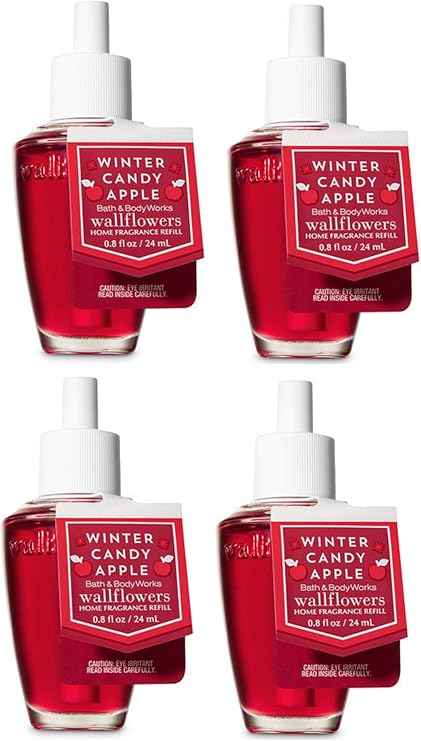 Amazon Com Bath And Body Works 4 Pack Winter Candy Apple