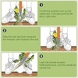 Stanew Long Handle Weed Puller Tool, 4 Claw Telescopic Weeder view 4