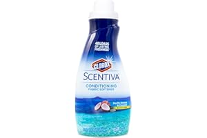 Clorox - BB0393 Scentiva Liquid Fabric Softener and Fabric Conditioner, Pacific Breeze & Coconut Scent | Leaves Behind a Great Smell for All | 41 Fluid Ounce Bottle