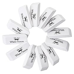 Mr. Pen- White Pencil Eraser, 24 Pack, Block