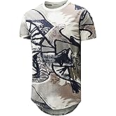 YININF Mens Hipster Hip Hop Short Sleeve Print T-Shirt Shirts Men