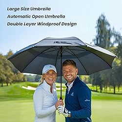 MRTLLOA Automatic Open Golf Umbrella, Extra-Large