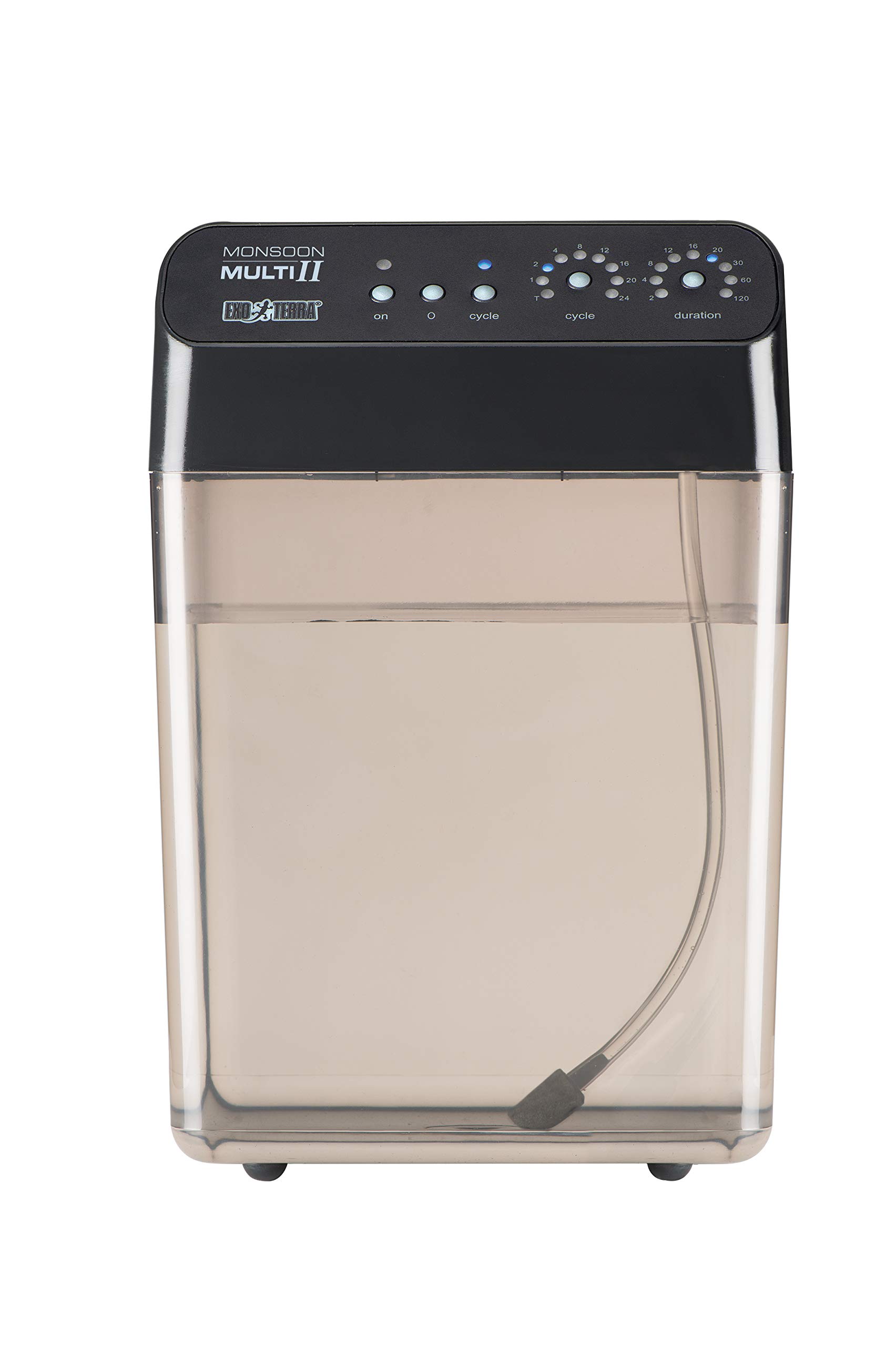 Photo 1 of ***** NO MANUAL **** Exo Terra Monsoon Multi II Reptile Terrarium Mister, Black | Programmable Misting System with 4.5 BAR Pressure Pump | Flexible Nozzles, Leak-Proof Connectors | 8L (2 Gallon) Reservoir