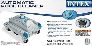 LEGNAGOFERR - Intex 28001 Auto- Pool-Reinigungsroboter kleiner Roboter für die Reinigung von oberirdischen Pools Schlauch 7,5 m Kollektion Intex Store