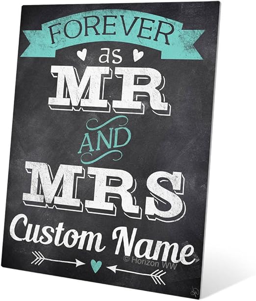 Amazon Com Forever As Mr And Mrs Wedding Announcement Banner