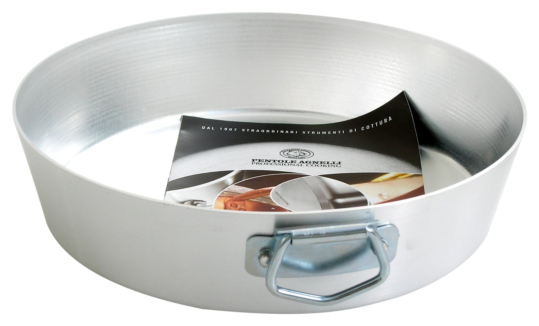 Pentole Agnelli Family Cooking Aluminium Conical Cake - Pan With Ring, Diameter 22 Cm.