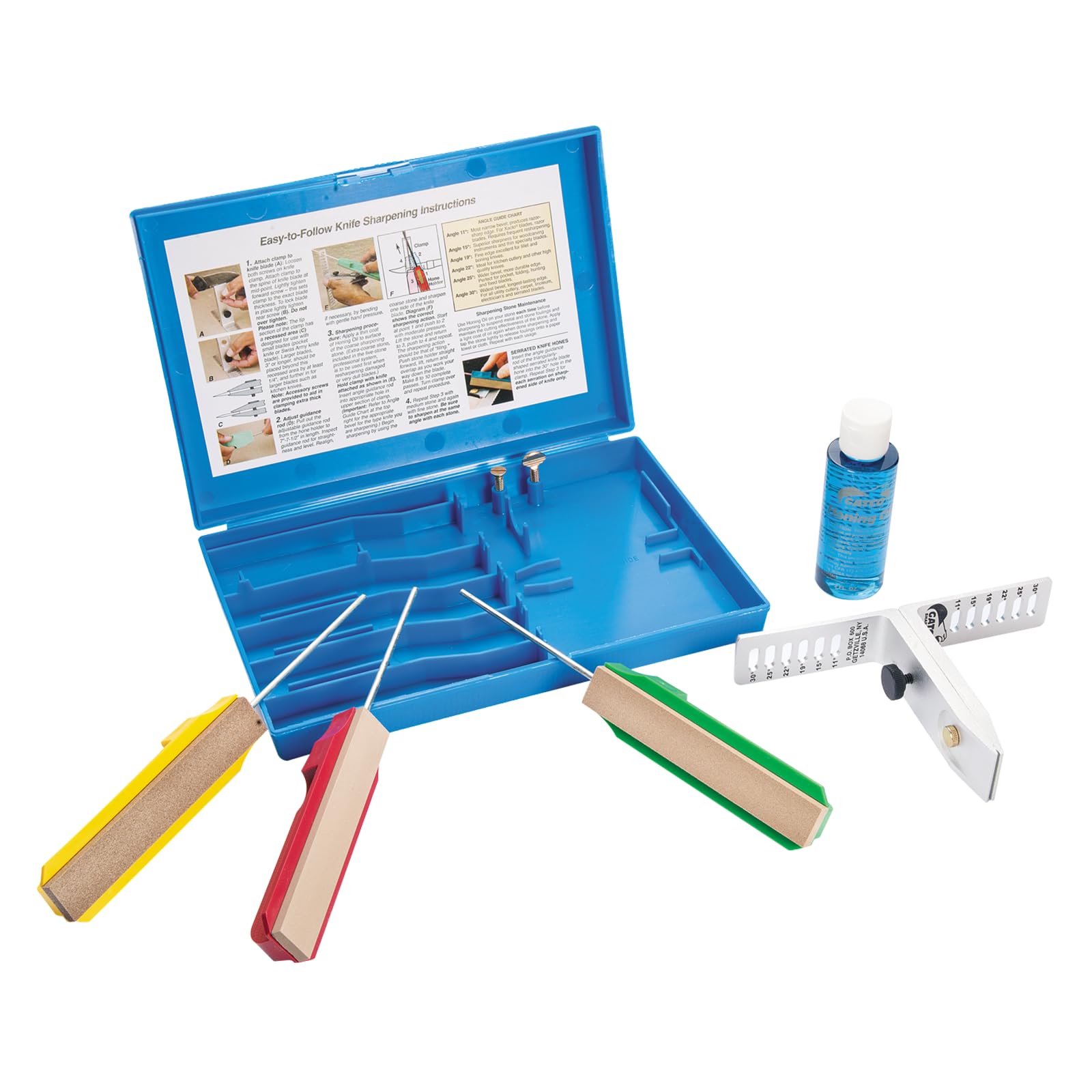 Gatco Edge-Mate Sharpening System - Blue