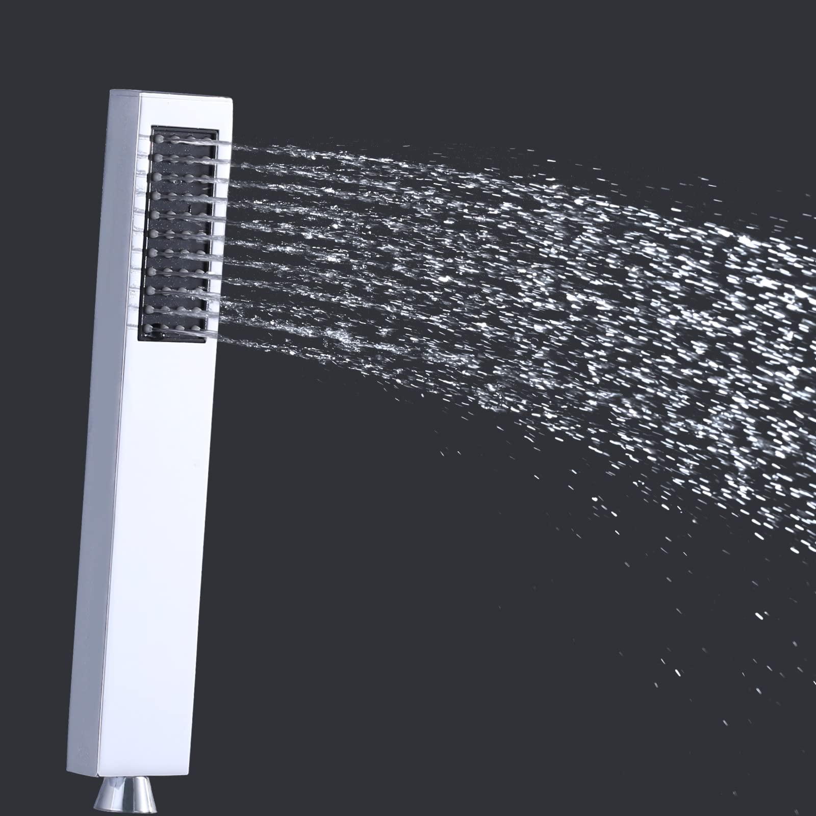 iVIGA Hand Shower, Modern Shower Head Made of Copper G1/2 Shower Head with Anti-limescale nozzles Shower Head for Bathroom, Chrome