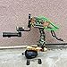 HBG Archery Fishing Slingshot Kit Hunting Professional Adjustable Steel Ball Arrows Shooting Laser Aiming with Arrow Brush,Fishing Reel,Fishing Reel Rack,Flashlight