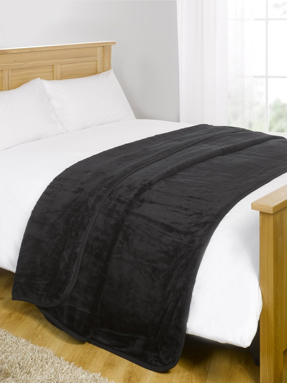 Dreamscene Luxury Faux Fur Mink Fleece Throw Over Sofa Bed Soft Warm