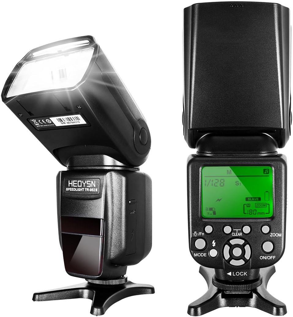 Heoysn HSS 1/8000s i-TTL Flash Speedlite for Nikon, Wireless Master Slave Flash for Nikon DSLR Camera D7200 D7100 D7000 D5500 D5300 D5200 D3300 D3200