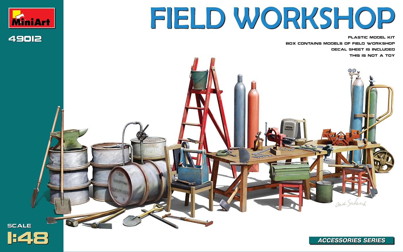 Miniart 1:48 - Field Workshop
