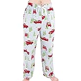 Lazy One Men's Fleece Pajama Pants, Nordic Fleece Pajama Bottoms for Men, Warm Pajama Pants