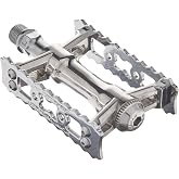 MKS (Mikashima) Silvan Touring Next Pedal, Silver, Left and Right Set
