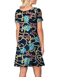 lionstill Women's Casual T Shirt Dress Summer