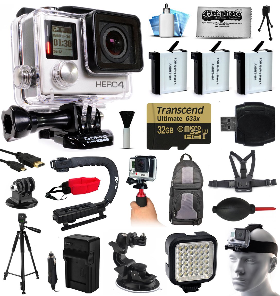 Gopro Hero 4 Hero4 Black Edition 4k Action Camera Amazon Co Uk