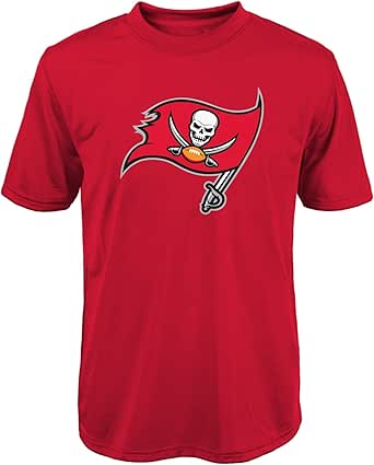 Amazon.com : NFL Tampa Bay Buccaneers Youth Short Sleeve Team Logo Poly Tee, Youth Small (6/7 