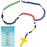 Fun ExpressColors of Faith Rosary Craft Kit - Makes 12 - Sunday School Crafts for Kids and Fun Home Activities