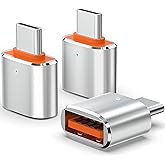 Duyasurs 3Pack Upgraded USB C to USB Adapter, High-speed data Transfer, USB C Male to USB 3.0 Female OTG Adapter for iPhone17 16 15, Mac, iPad, Samsung Galaxy S24 S25,Notebook, and More Type C Devices