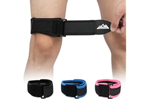 supregear IT Band Strap, Adjustable Iliotibial, Knee, Thigh, Hip & ITB Syndrome Compression Wrap Support, Breathable Patellar