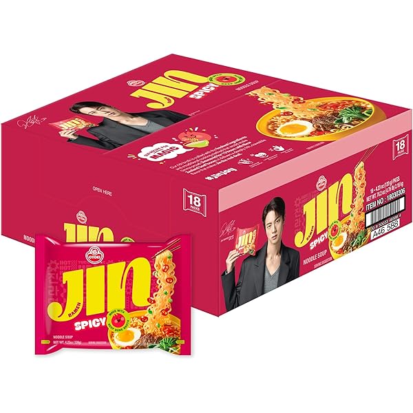 Amazon.com: OTOKI Jin Ramen Spicy Flavor, 4.23 oz (Pack of 18