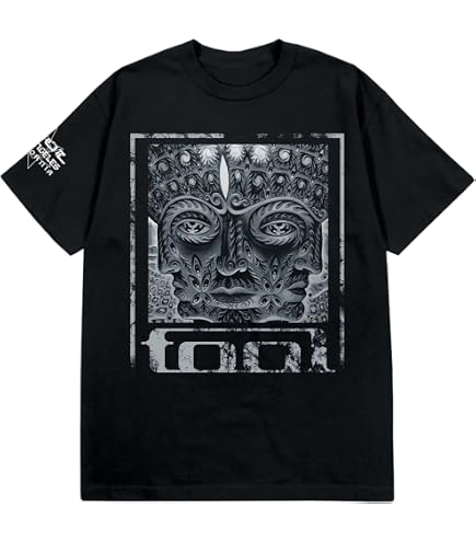 Amazon.com: Tool Adult Short Sleeve T-Shirt Shirt, Black/red Faces