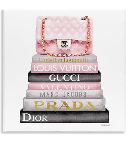 Amazon.com: Oliver Gal 'Dripping Roses and Chanel' The Floral and