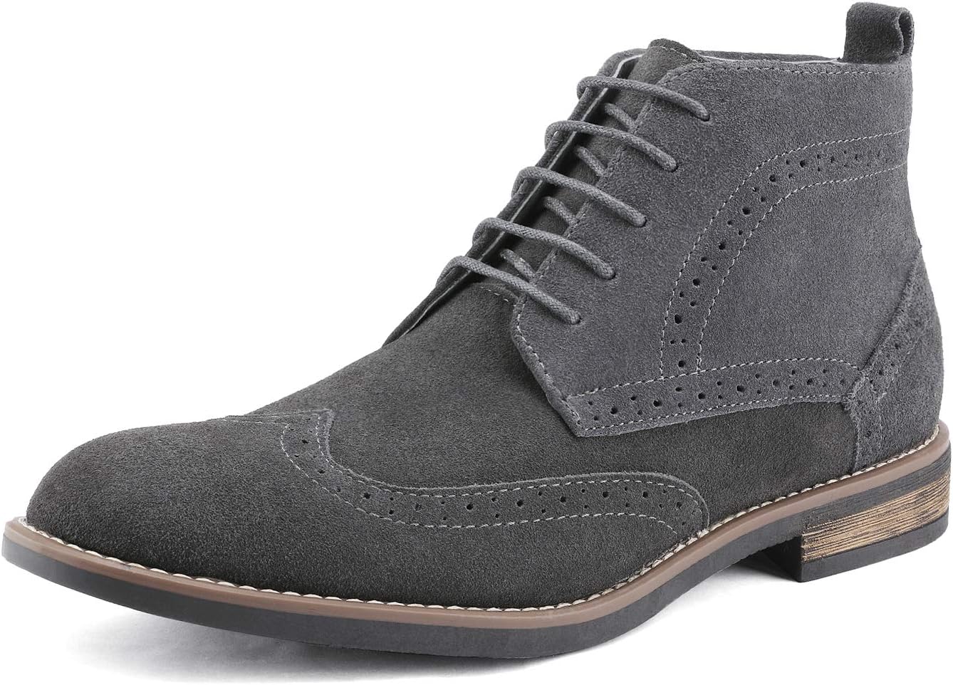 Bruno Marc Men's Urban-01 Suede Leather Lace Up Chukka Desert Boots