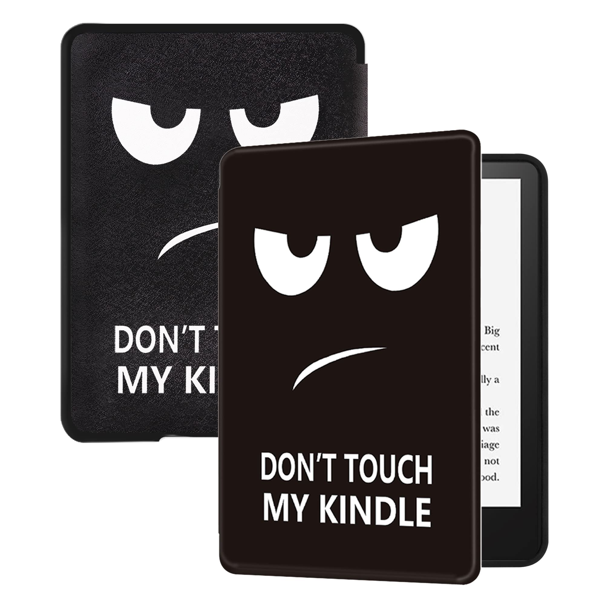 Huasiru Case for All-New Kindle Paperwhite with 6.8" Display (11th Gen-2021 Release Only - Will Not fit Prior Generation Kindle Devices) with Auto Wake/Sleep, Big Eyes — image 1