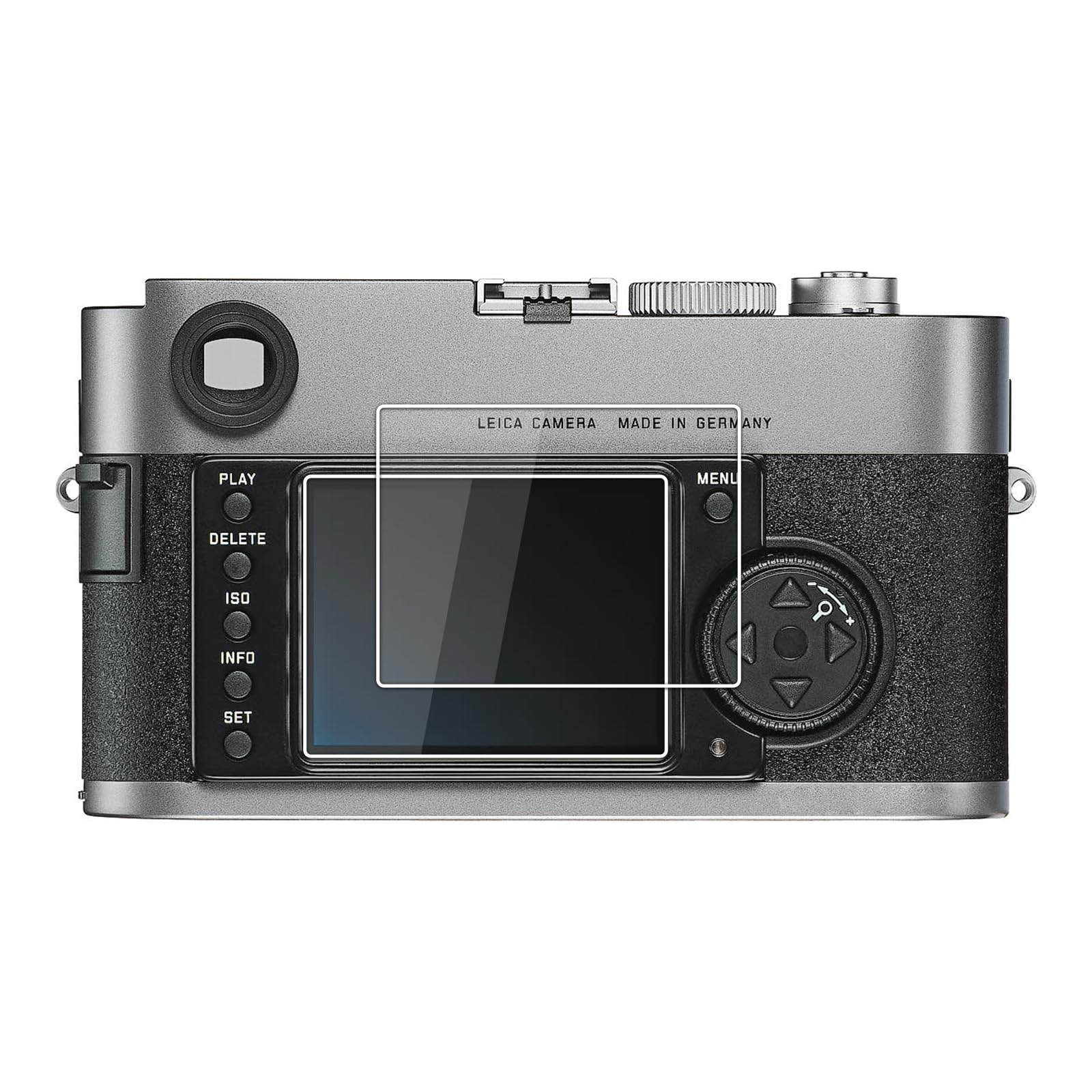 kinokoo Screen Protector for Leica M-E(typ 220) M9 M9-P M8 Camera, 0.25mm 9H Hardness Tempered Glass Film Crystal Clear Film for Leica M9 - Bubble-free/Anti-scratch(2 pack)