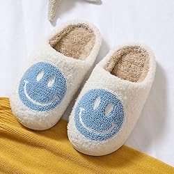 KEYUSHOP Happy Face Slippers for Kids Smile Face