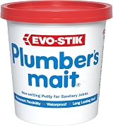 EVO-STIK Plumber's Mait Non-Setting Putty Sanitary Joints Flexible Waterproof view 1