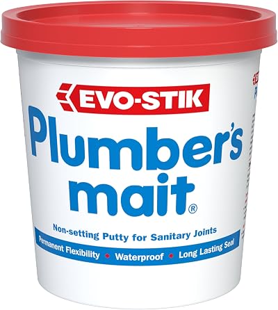 EVO-STIK Plumber's Mait Non-Setting Putty Sanitary Joints Flexible Waterproof