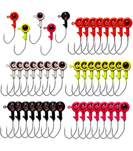 EAGLE CLAW 570 RM RED JIG HOOK #1 100 PER PACK CRAPPIE DO IT MOLDS JIG HEADS