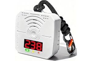 Pumwry Carbon Monoxide Detectors Portable Battery Operated co2 Detector Alarm for Home, Car, RV | Advanced Sensors, LCD/LED, Low Battery Warning | 85 Decibel Monoxide Alert