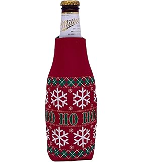 christmas beer bottle koozies