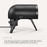 Gozney Roccbox Outdoor Pizza Oven Black Portable Gas & Wood Fired view 5