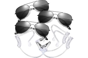 Boompark Ring Wedding Bearer Security: Ring Gifts Bearer Sun Glasses + EarPiece Cosplay + Ring Wedding Bearer Badge Police Fbi