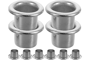 CATIEBYE Drum Vent Cap Metal Air Vents 0.55 Inch 20 Pieces for Snare Drum Kit Percussion Gear