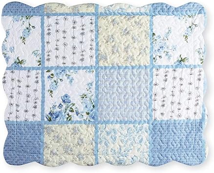 Amazon Com Collections Etc Willow Blue And Yellow Floral