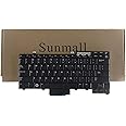 SUNMALL Laptop Keyboard Replacemnet Compatible with Dell Latutude E6400 E6410 E6500 E6510 E5410 E5510 E5400 E5500 Precision M2400 M4400 M4500 Series Black US Layout